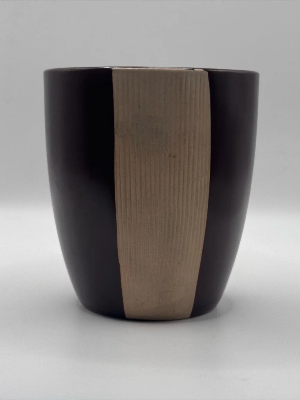 MIKASA Gourmet Basics Bamboo Brown Stoneware Coffee/Tea Mug